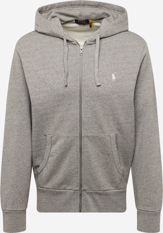 Polo Ralph Lauren Sweat jacket in Grey: front
