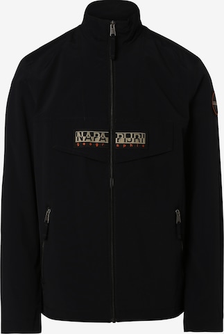 NAPAPIJRI Between-Season Jacket 'Rainforest' in Black: front