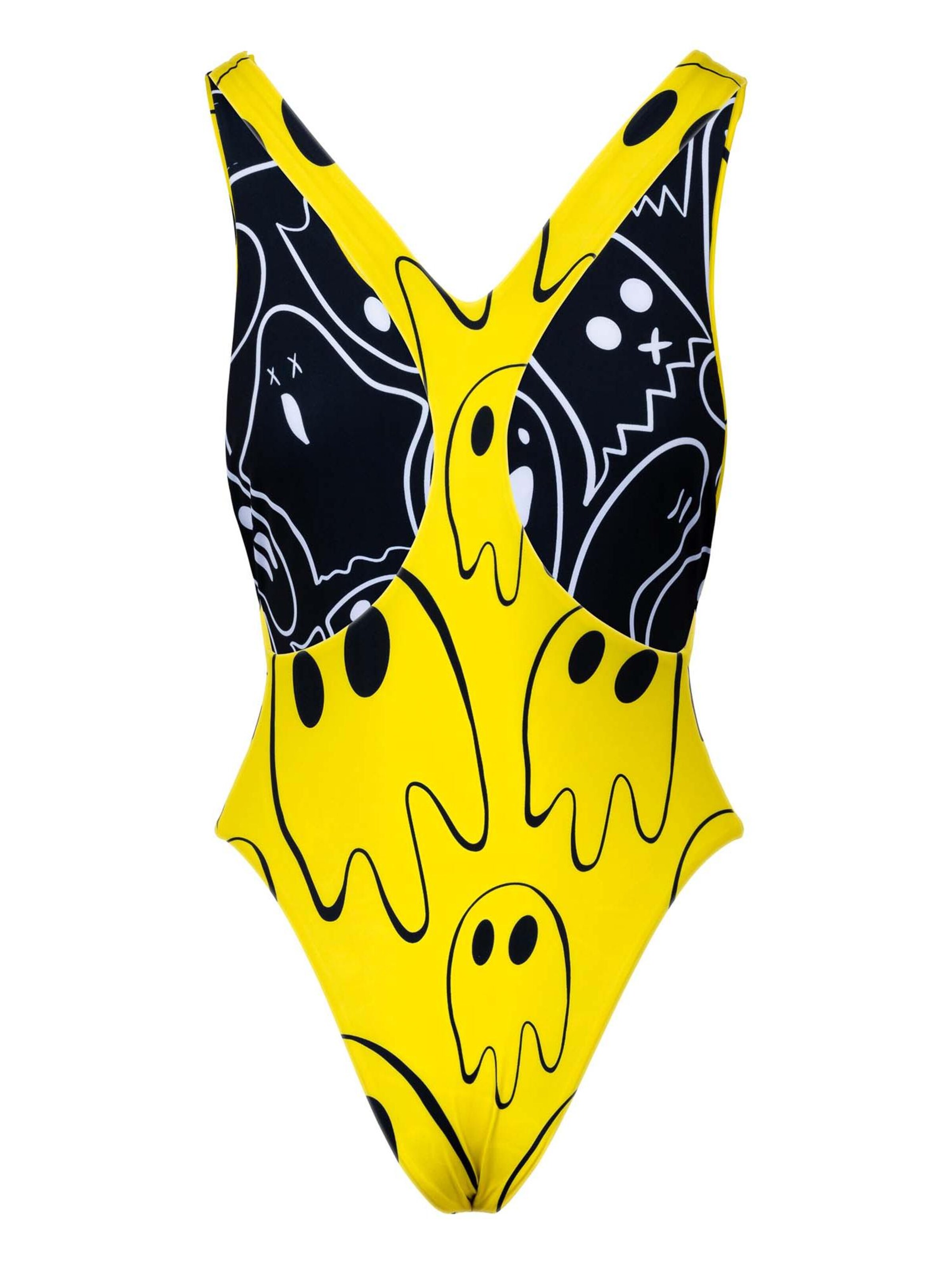 Kalaia Bustier Badeanzug 'Racer Back Reversible Swimsuit'‌ in Schwarz