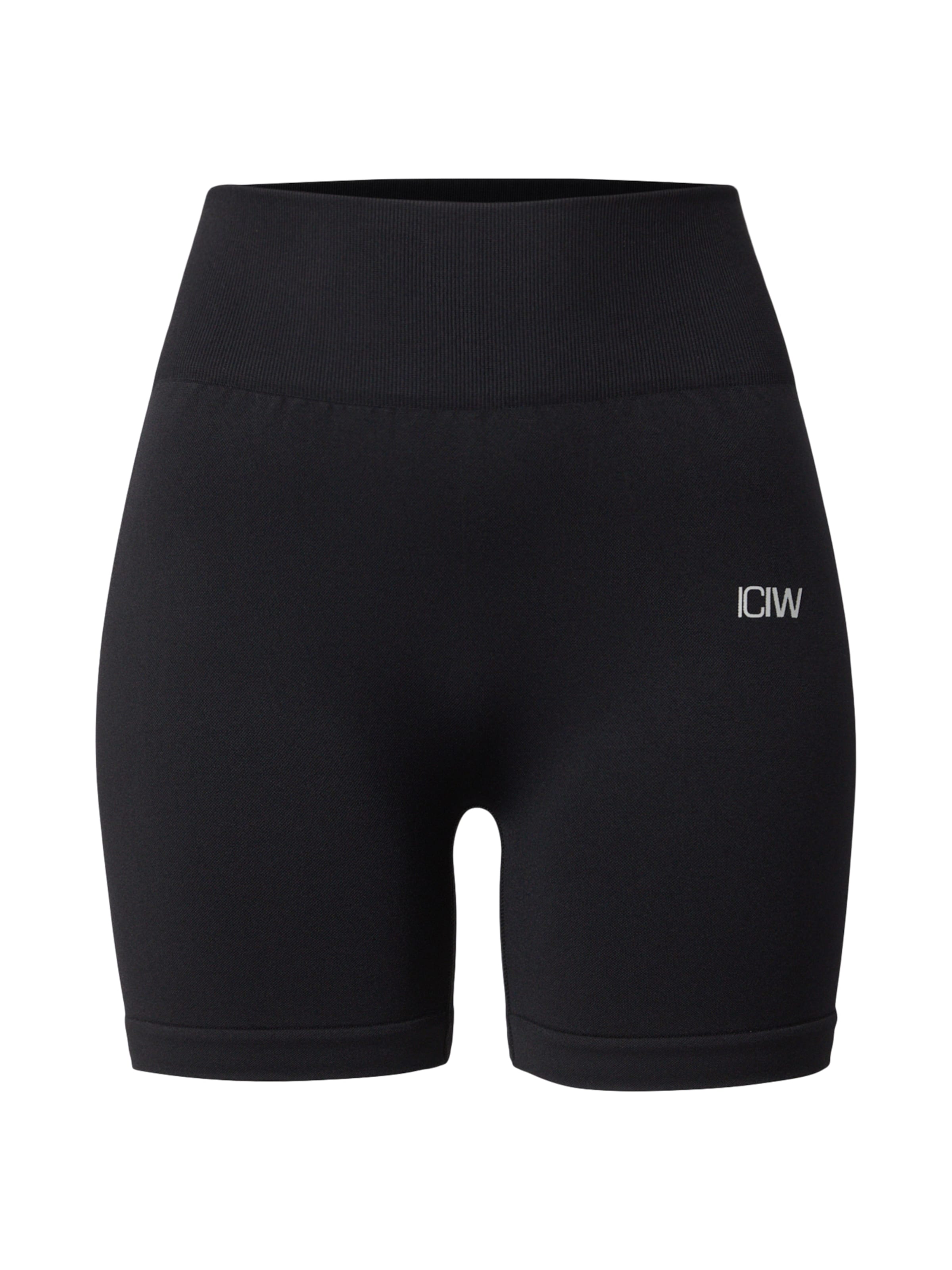 ICANIWILL - Skinny Pantalón deportivo en negro: frente