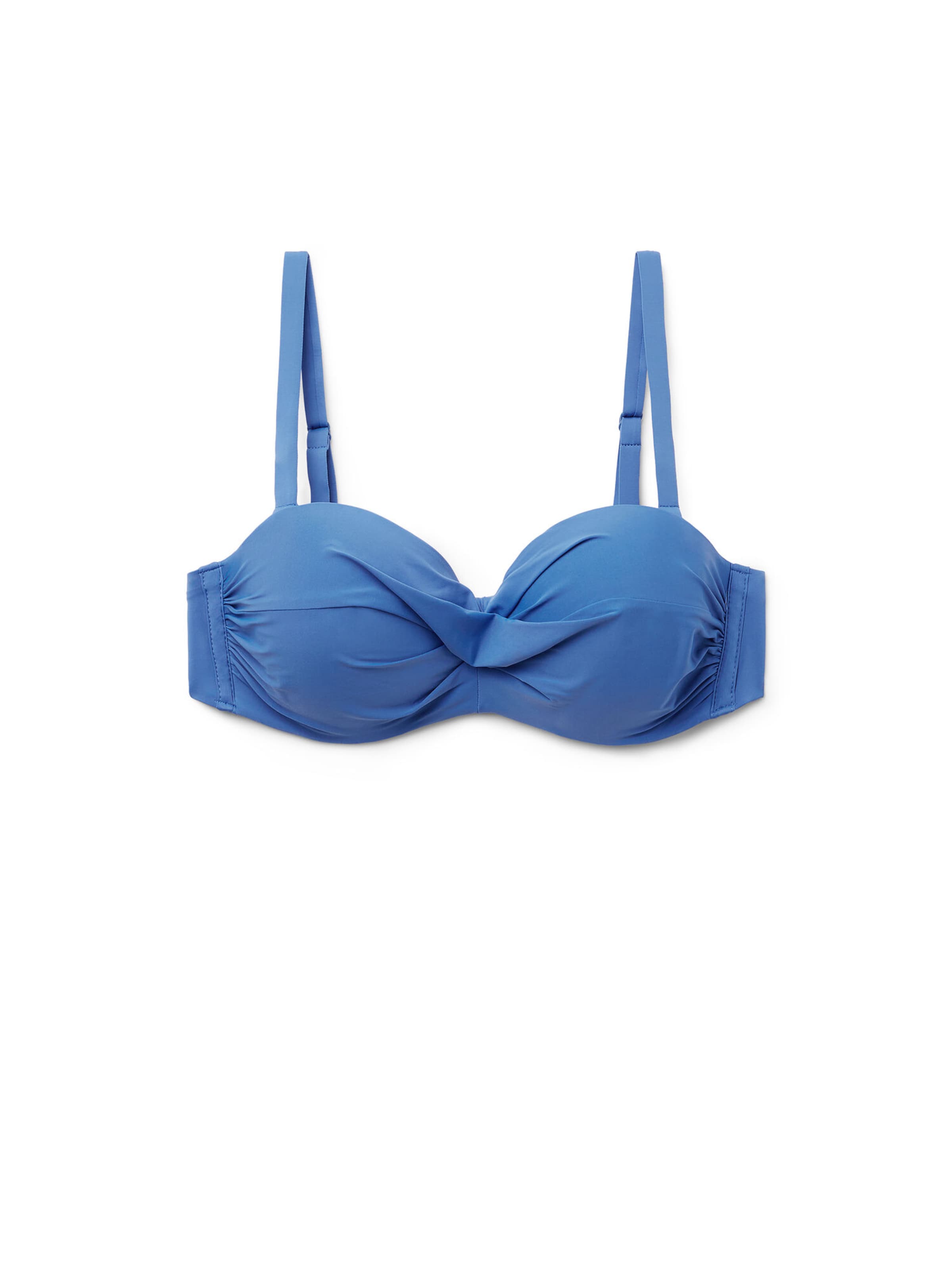 CALZEDONIA Bandeau Bikinitop 'INDONESIA' in Blau: Vorderseite