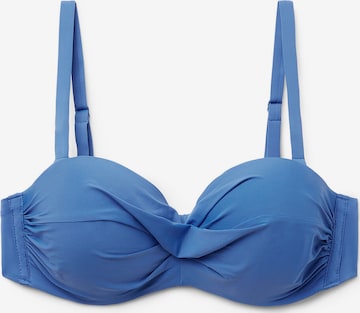 CALZEDONIA Bikinitop 'INDONESIA' in Blau: Vorderseite