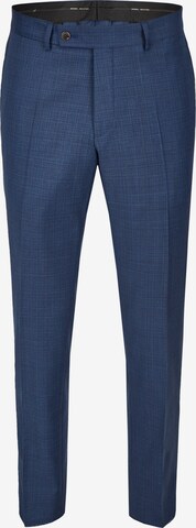 HECHTER PARIS Regular Pleated Pants in Blue: front