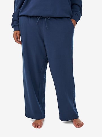 mėlyna Zizzi Plačios klešnės Kelnės 'MRikke': priekis