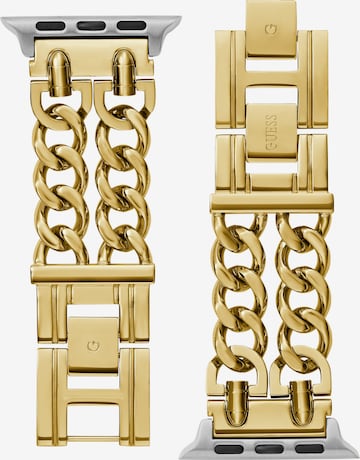 Montre à affichage analogique ' APPLE BAND (38MM-40MM) ' GUESS en or : devant