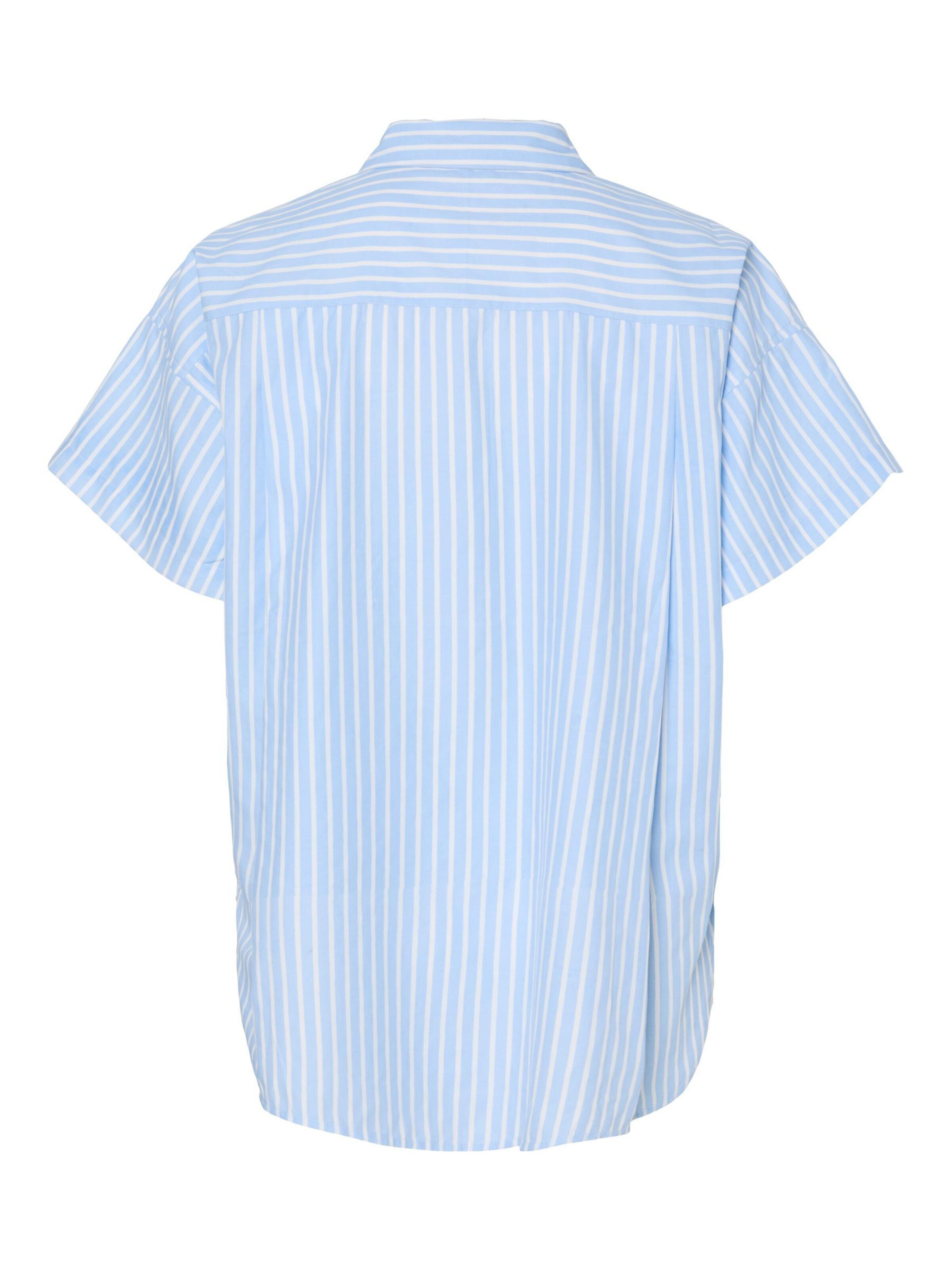 PIECES Bluse 'PCAida' i blå