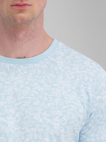 TIMEZONE T-Shirt 'Print' in Blau