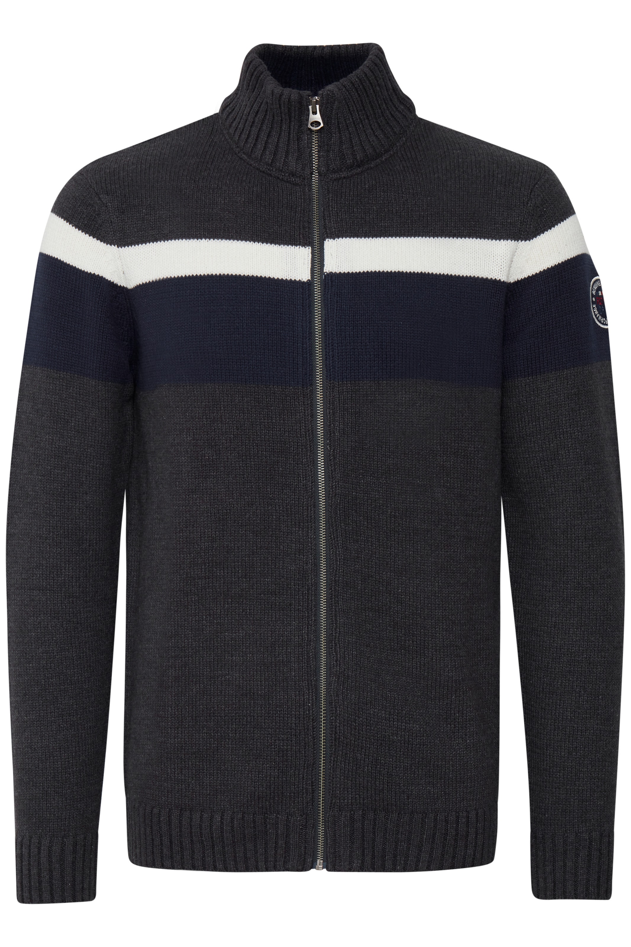 FQ1924 - Cárdigan 'Edvard' en gris: frente