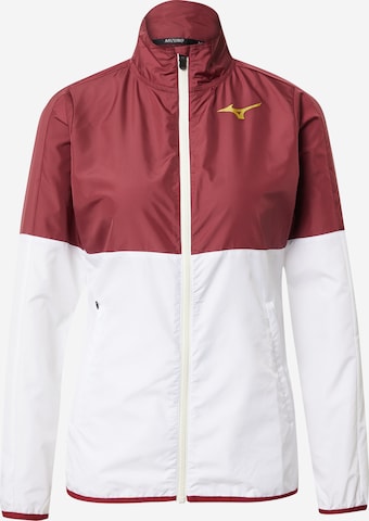 MIZUNO Športna jakna | rdeča barva: sprednja stran