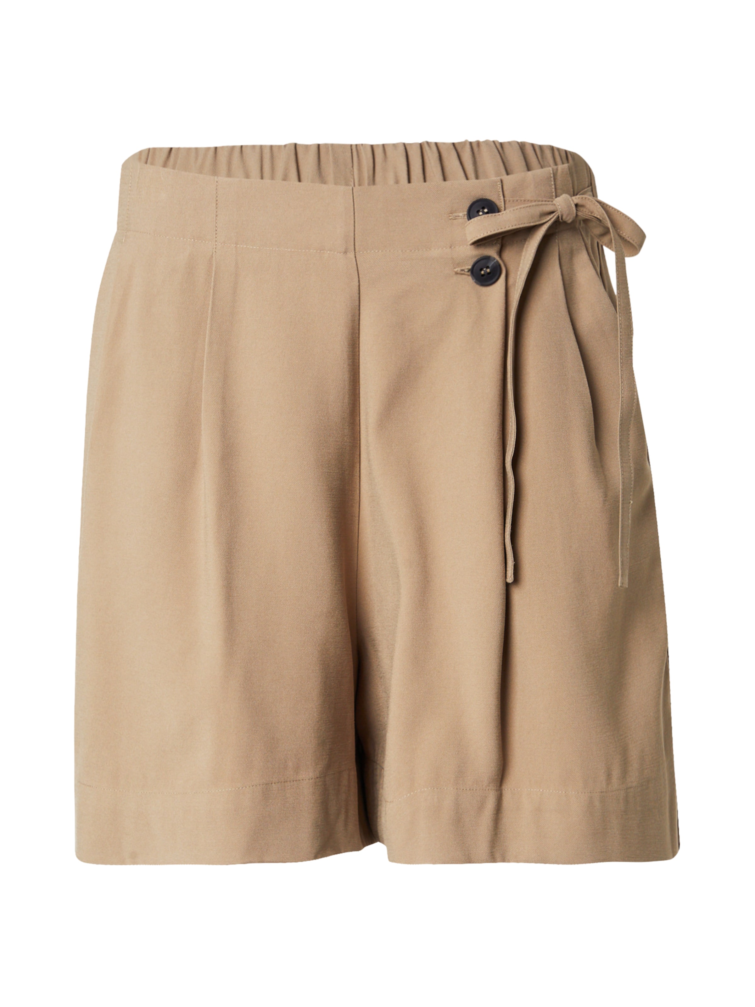 YAS Voľný strih Plisované nohavice 'YASARI' - Sivá: predná strana