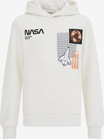 Sweat 'Nasa' WE Fashion en beige : devant