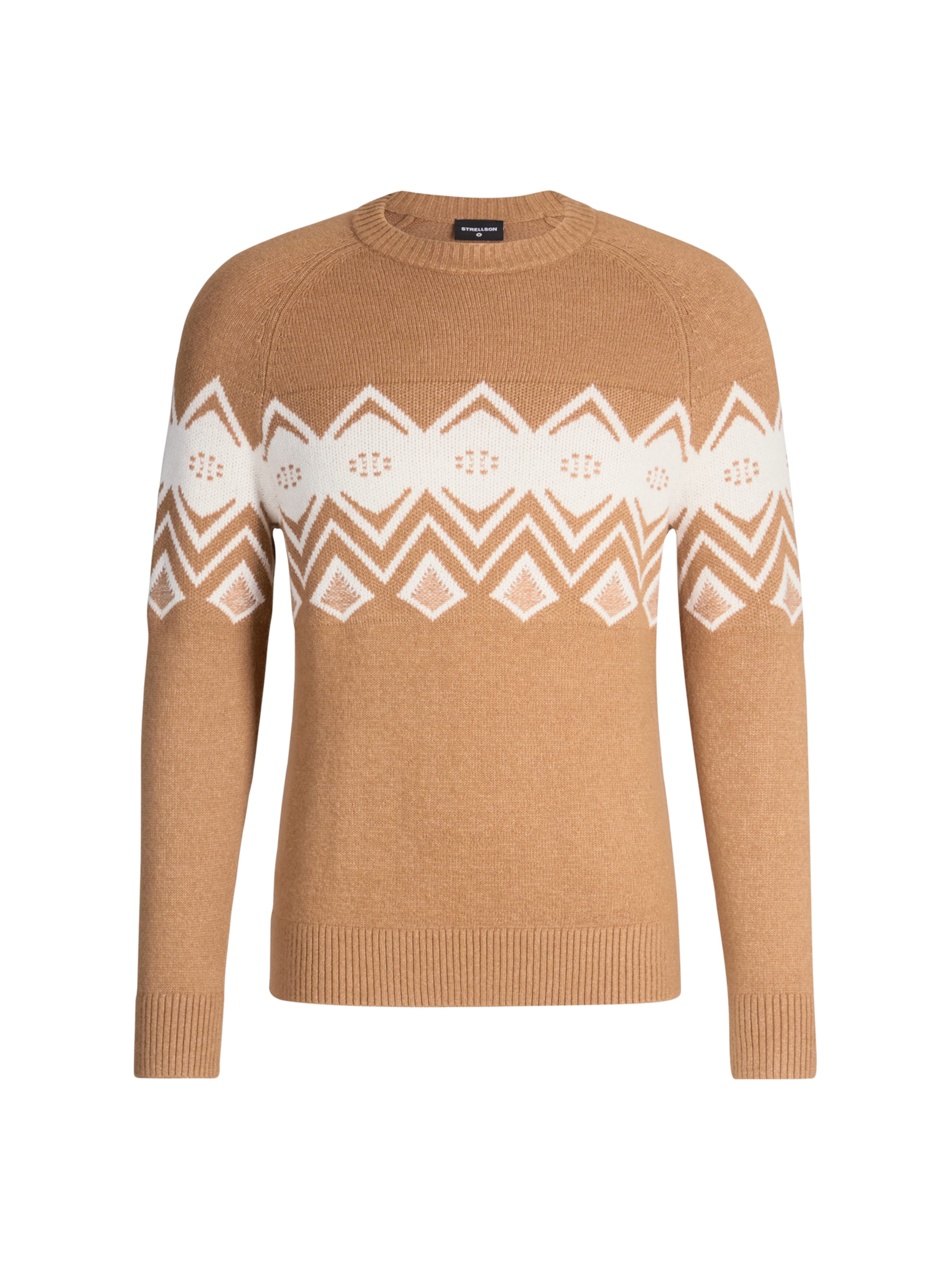 STRELLSON Sweater 'Tito' in Beige / White, Item view