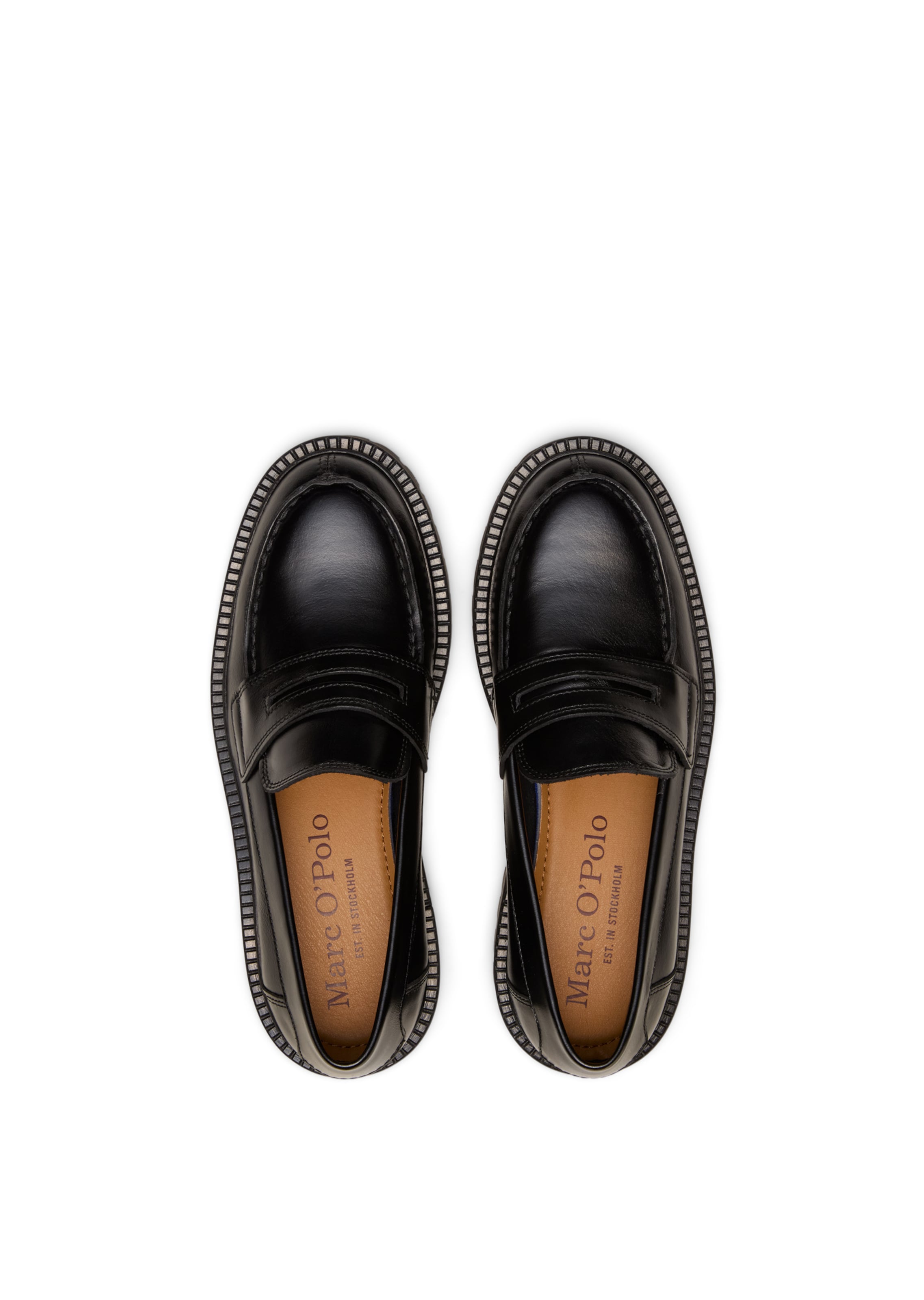 Marc O'Polo Classic Flats 'Phia' in Black