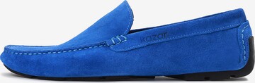 Kazar Mocassins in Blauw: voorkant