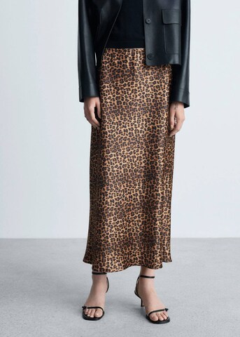 MANGO Skirt 'Bombi2' in Brown: front