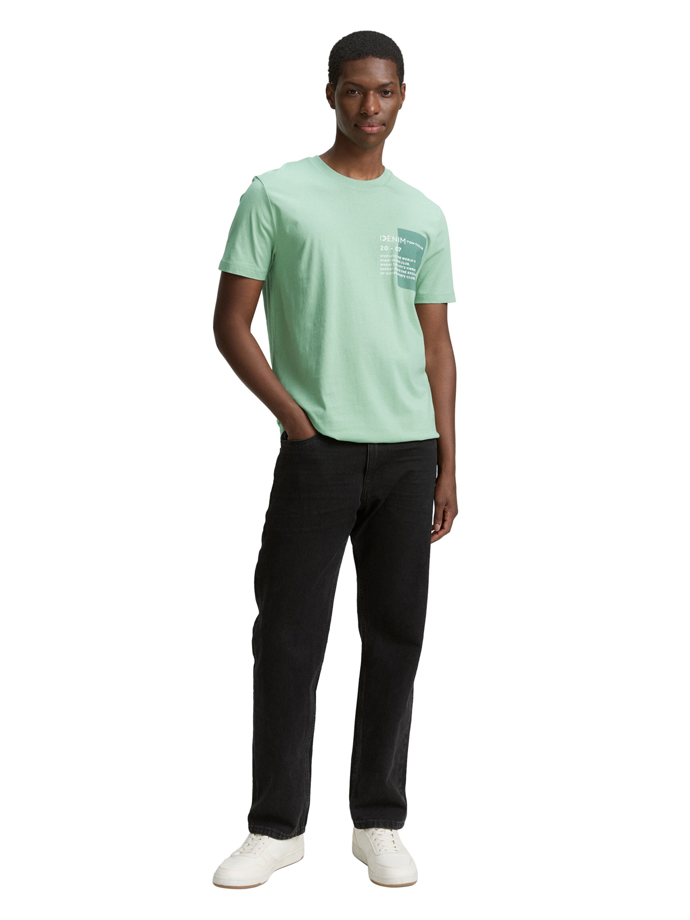 TOM TAILOR DENIM Bluser & t-shirts i grøn