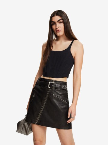 ESPRIT Top in Schwarz: predná strana