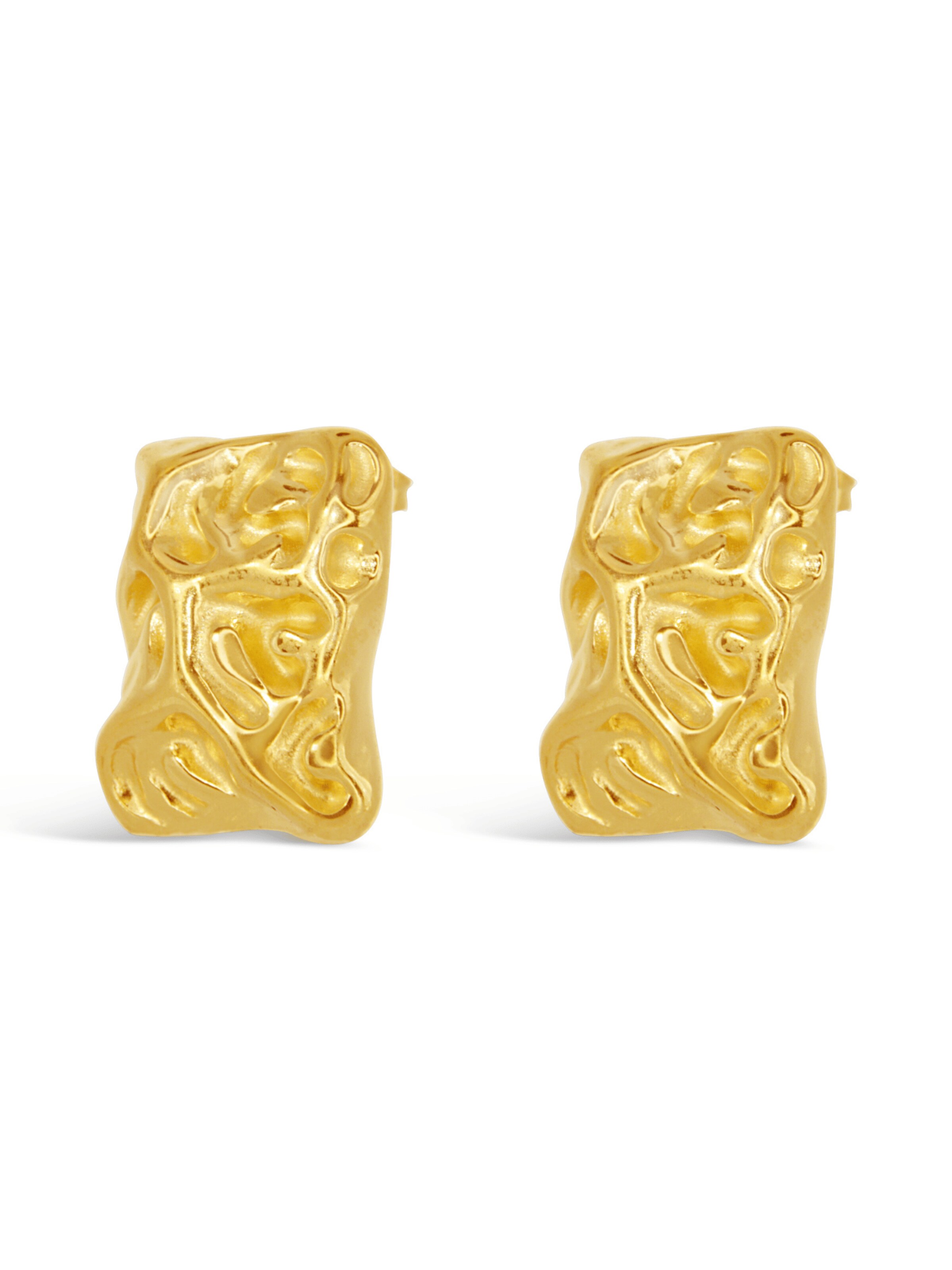 ARS-ARGENTI Earrings 'GOLDEN NUGGET' in Gold