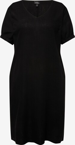 Ulla Popken Dress in Black: front