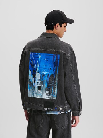 KARL LAGERFELD JEANS Přechodná bunda ' Tokyo' – černá