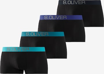 s.Oliver Boxershorts 'Hipster' in Schwarz: predná strana