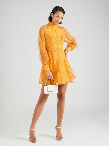 True Decadence Košilové šaty – oranžová