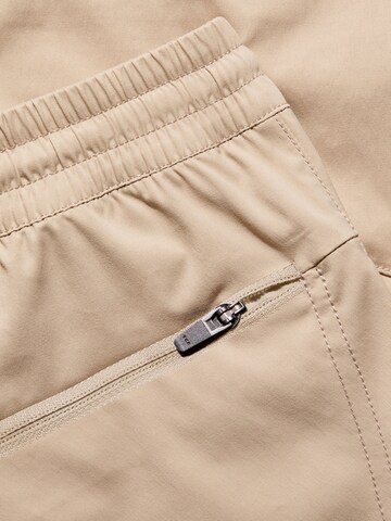 MAMMUT Tapered Outdoor Pants 'Massone Light' in Beige