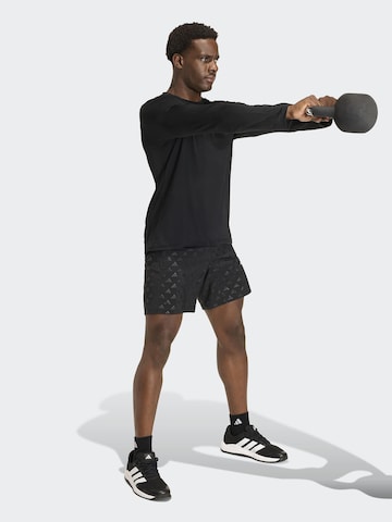 T-Shirt fonctionnel 'WE FLEX' ADIDAS PERFORMANCE en noir : devant