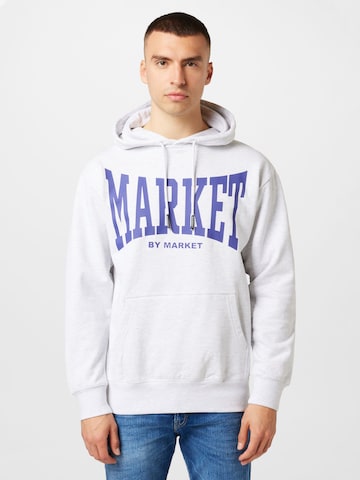 Sweat-shirt MARKET en gris : devant