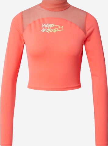 UNDER ARMOUR Performance Shirt in Pink: front