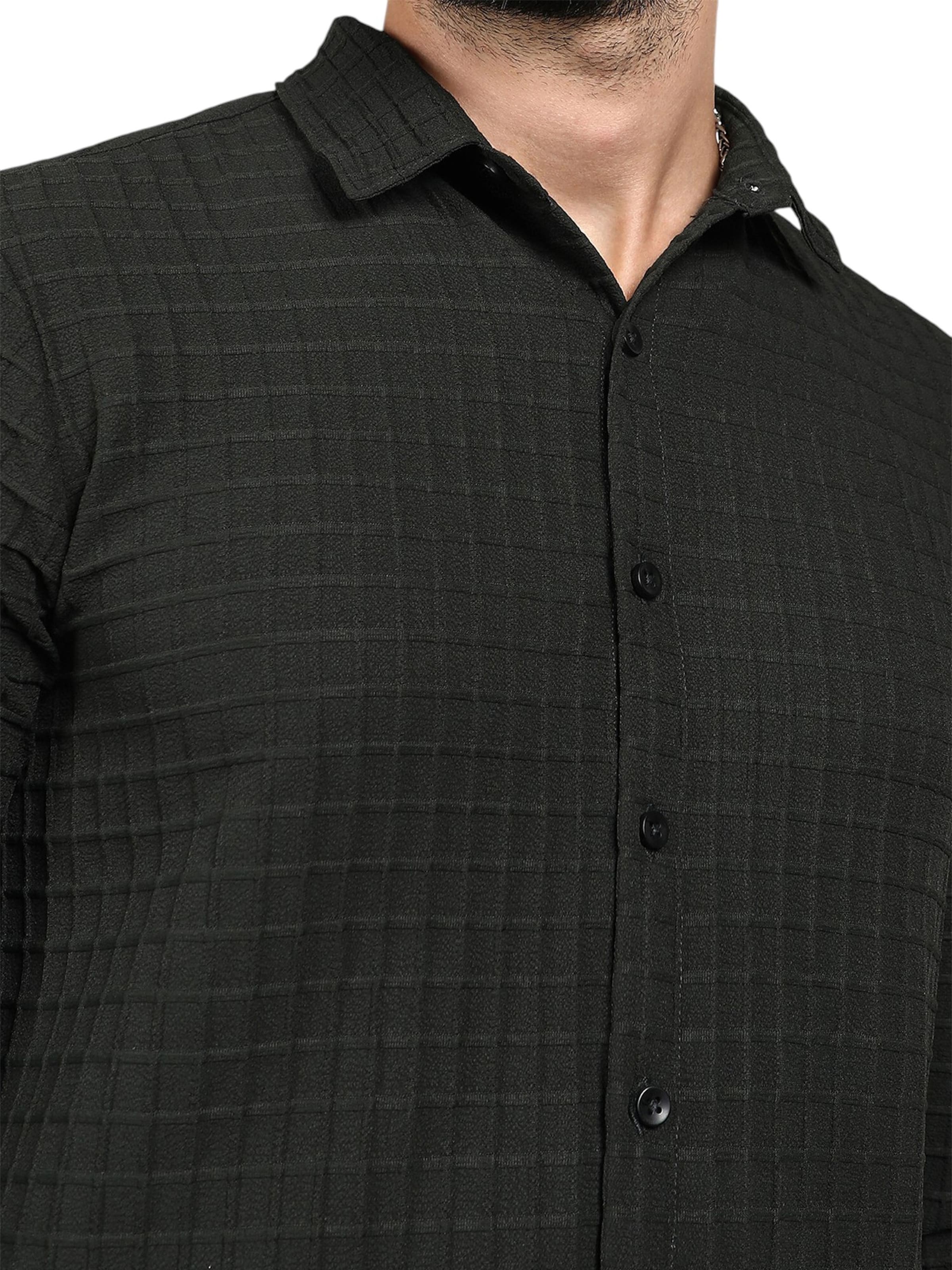 Campus Sutra Comfort Fit Skjorte 'Sunny' i sort