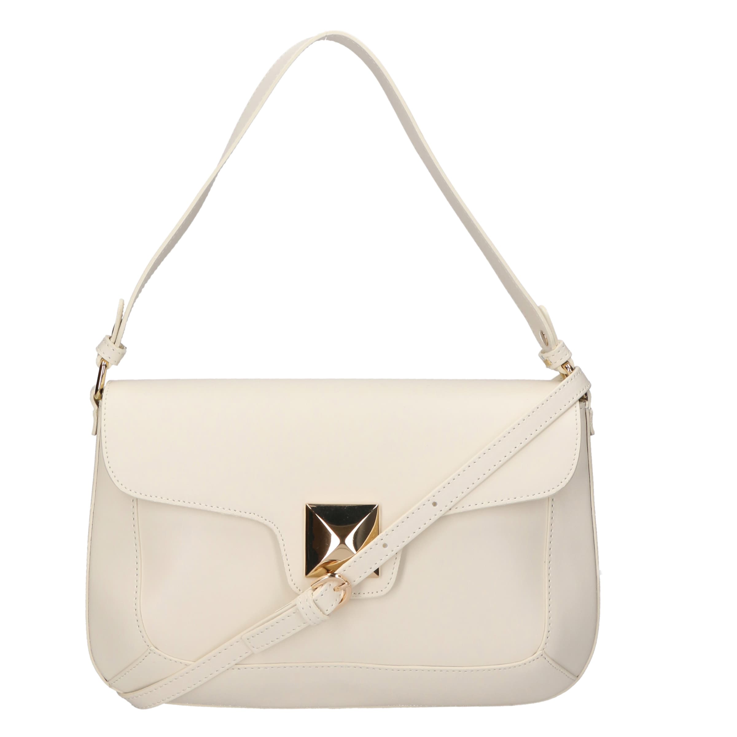 Gave Lux Schultertasche in Beige: Vorderseite