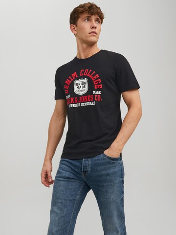 JACK & JONES Shirt in Zwart: voorkant