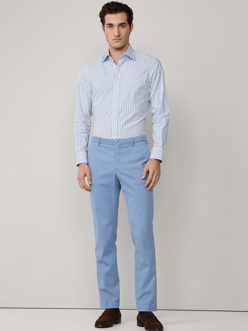 Hackett London Slim Fit Hemd in Blau