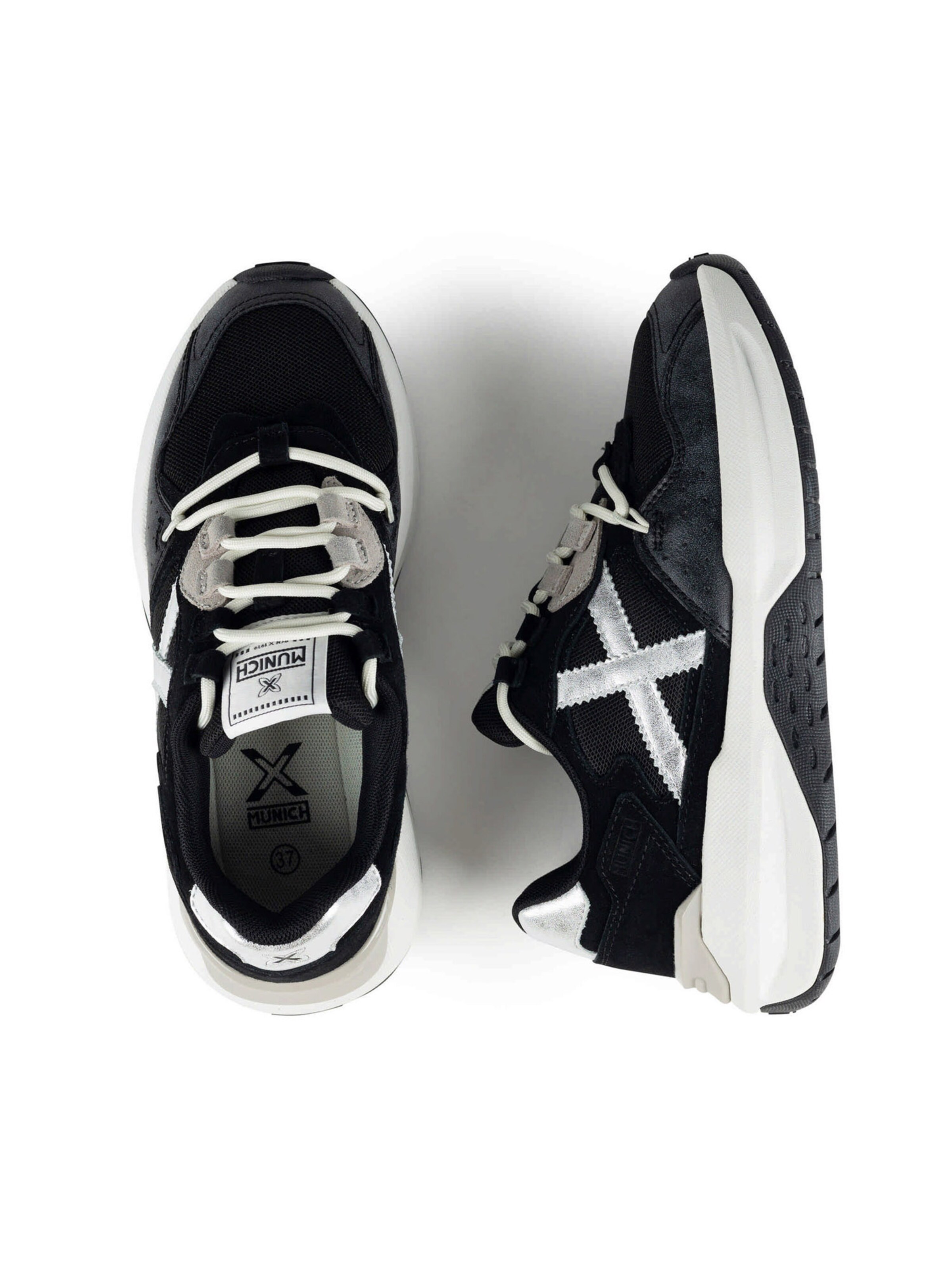 Sneaker bassa 'NEXA' di MUNICH in nero: superiore