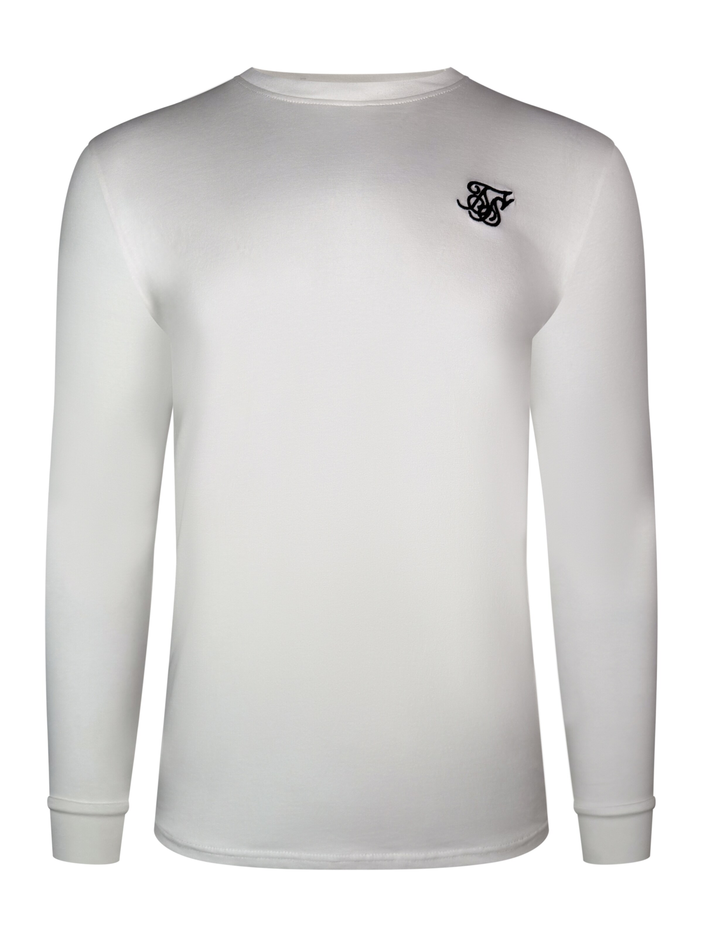 SikSilk Shirt in Wit: voorkant
