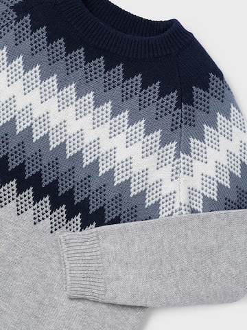 Mayoral Sweater 'Strickpullover mit Jacquardmuster' in Grey