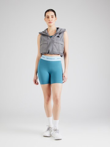 new balance Skinny Spodnie sportowe 'Sleek 5' w kolorze niebieski