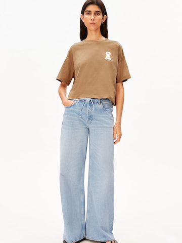 ARMEDANGELS T-Shirt 'Albertaraa' in Beige