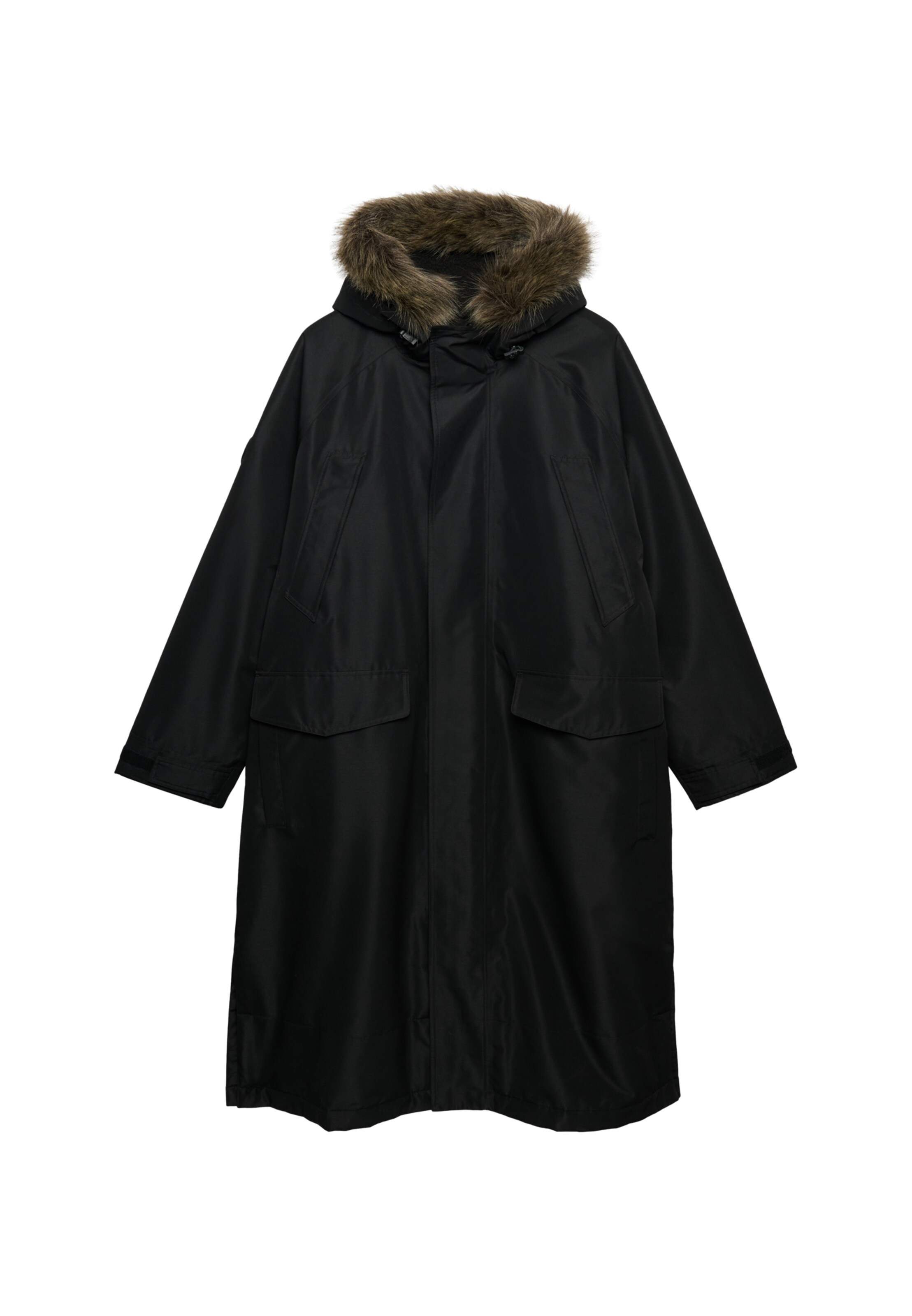 Manteau fonctionnel 'Everest' Superdry & Co en noir : devant