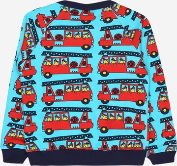 Småfolk Sweatshirt 'Firetruck' in Blauw