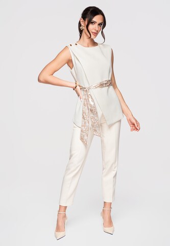 Ombre Blouse in Wit