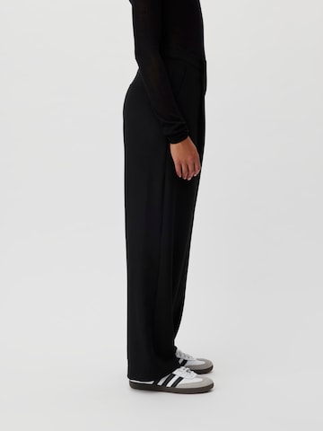 LeGer by Lena Gercke Loose fit Pleat-front trousers 'Inge' in Black