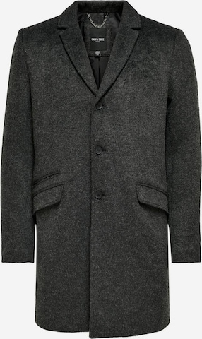 Only & Sons Between-Seasons Coat in Grey: front