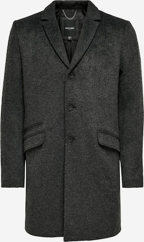 Manteau mi-saison Only & Sons en gris : devant