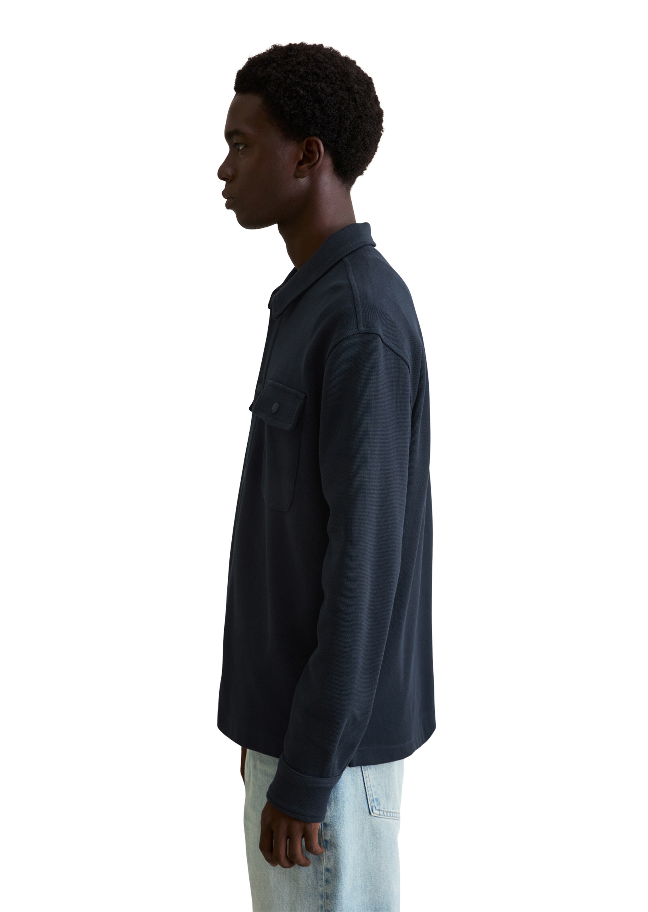 Marc O'Polo DENIM Sweatvest in Blauw