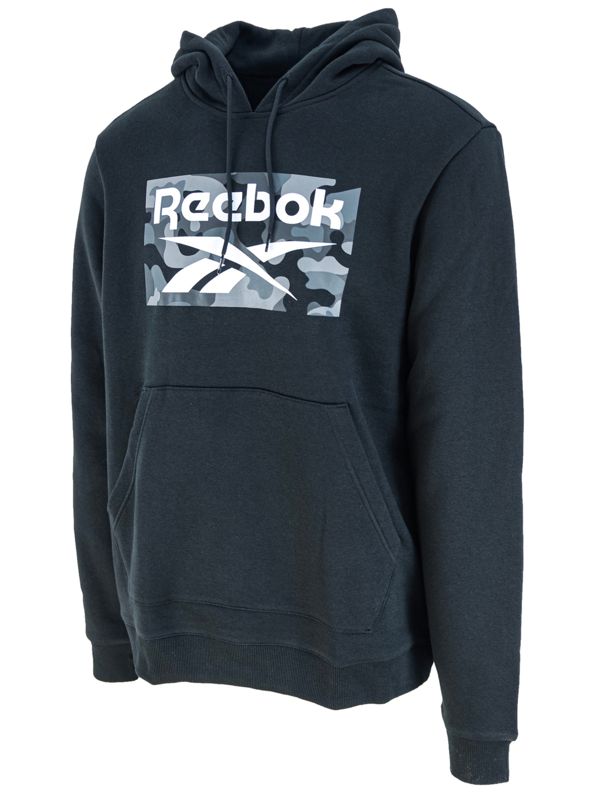 Reebok - Sudadera con cremallera 'Reebok Camo' en negro