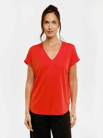 Maglietta 'NUNI' di Liberte Essentiel in rosso: frontale