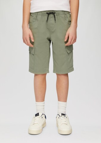 Regular Pantalon s.Oliver en vert : devant