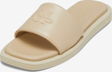 Marc O'Polo Mules in Beige: front